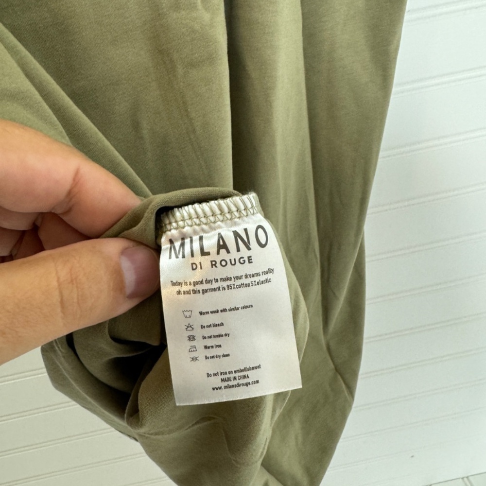 NEW Milano Di Rouge Men's Lux Signature T Shirt XS - Picture 7 of 8